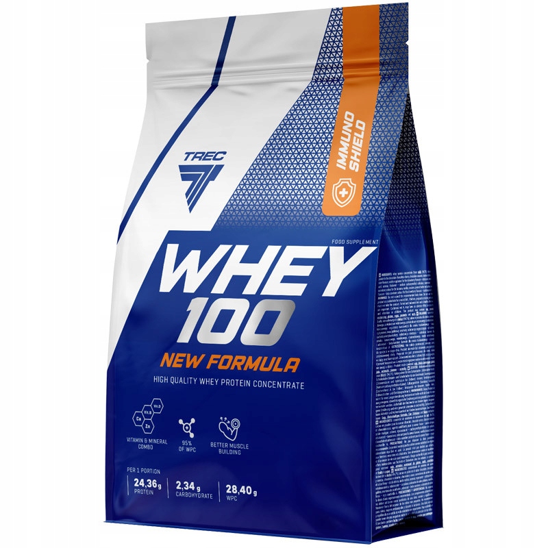 Trec Whey 100 New Formula 700g Vysoký Obsah Bílkovin