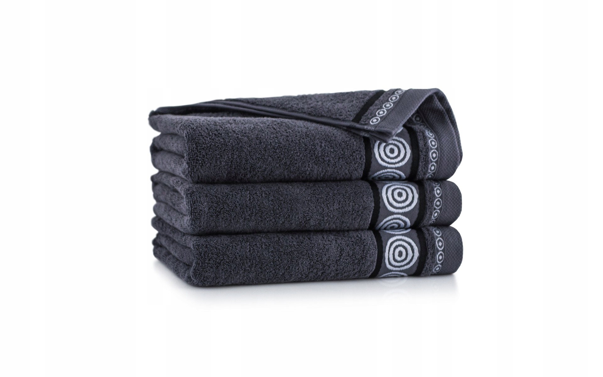 Ręcznik kąpielowy 70x140 cm- RONDO GRAFIT