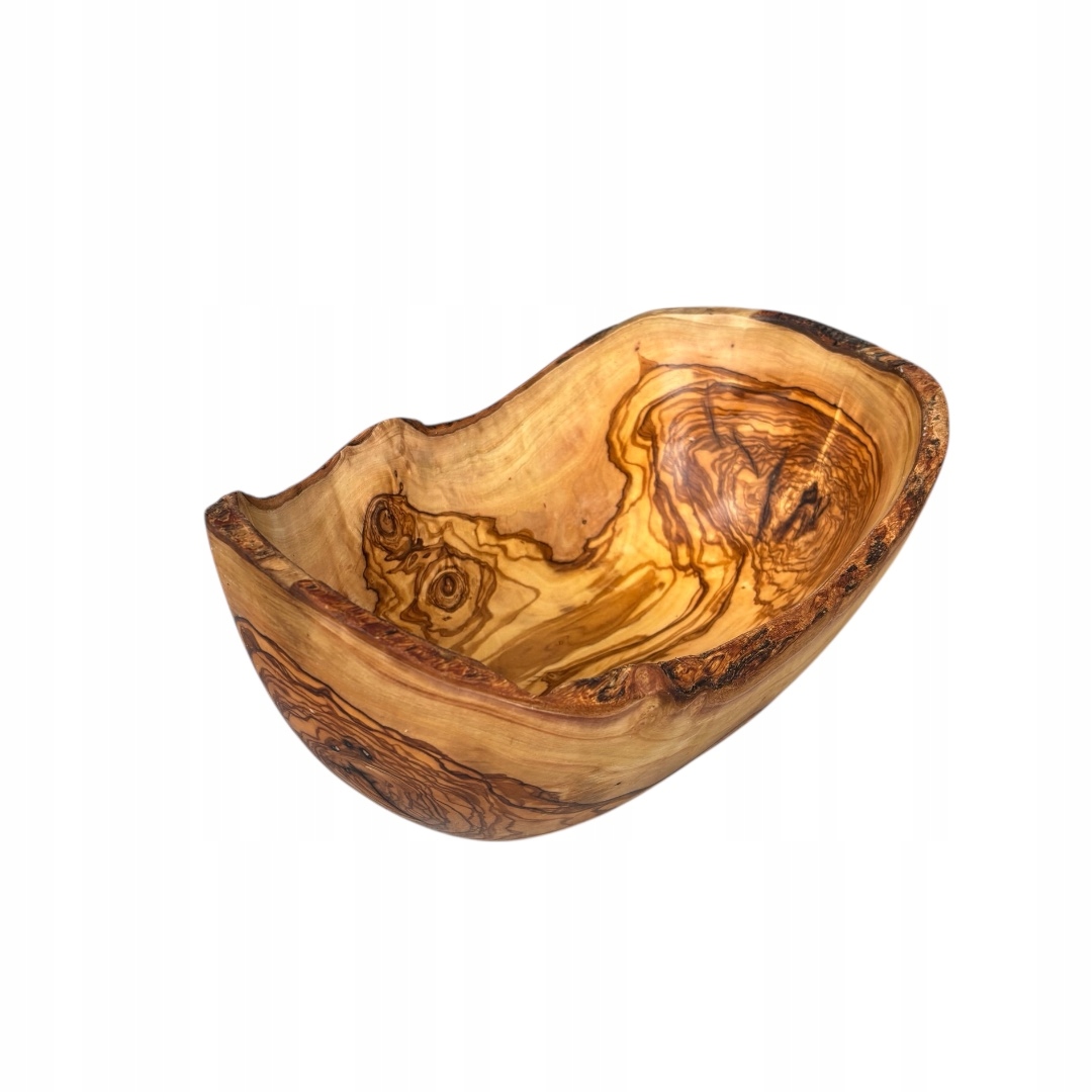 Veľká oválna misa z olivového dreva DMIOR30 Arkay na orechy a ovocie