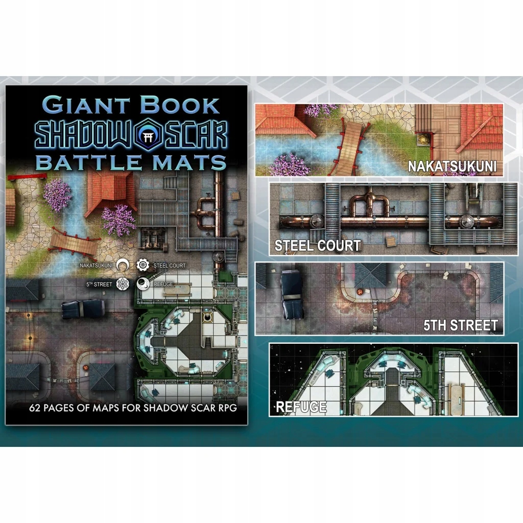 Shadow Scar: Wielka księga mat RPG EAN (GTIN) 5060703680737