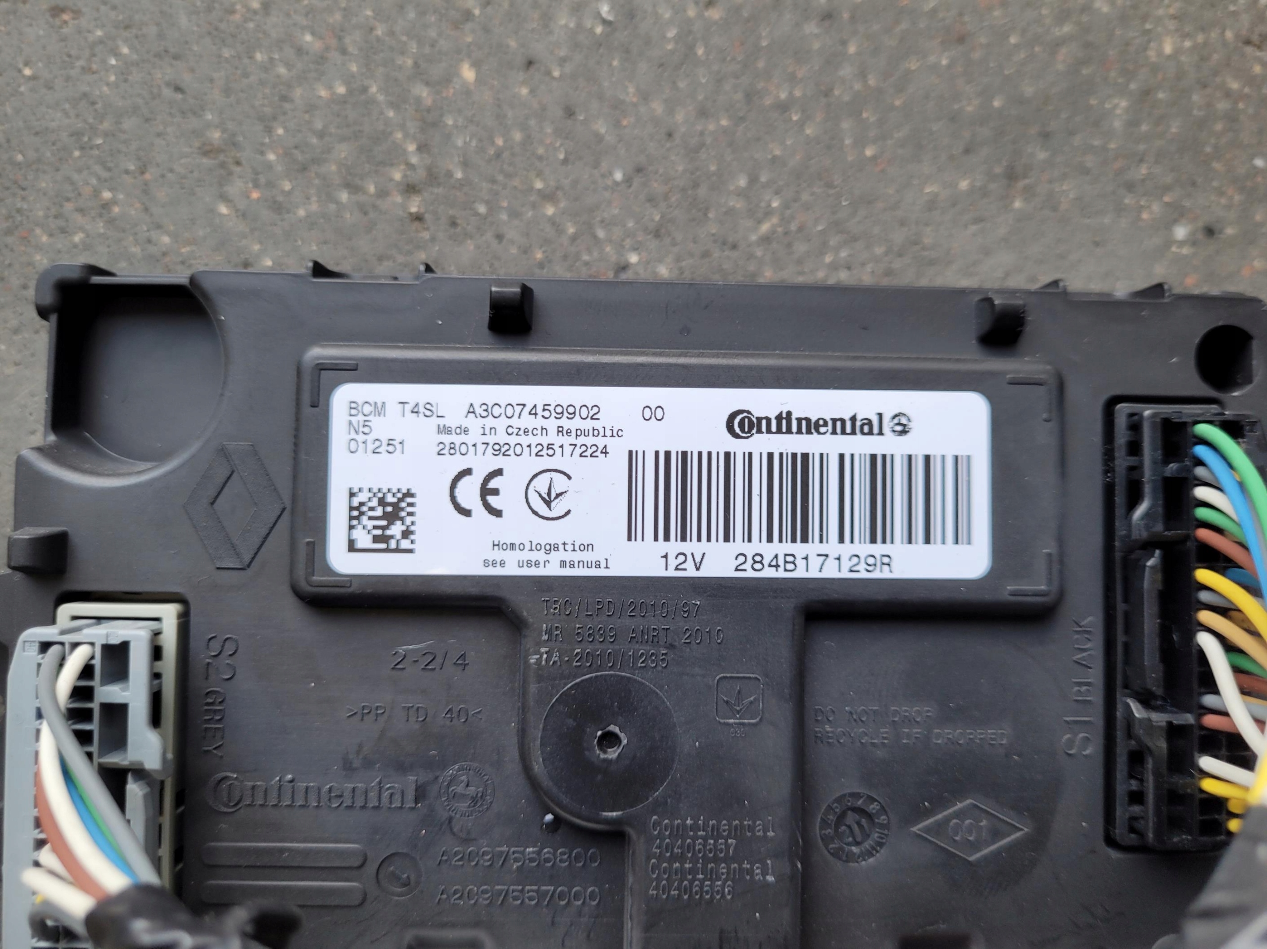 modul Bedienteil BCM 284B17129R DACIA SPRING
