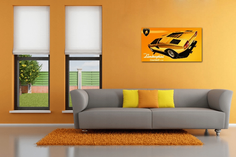 LAMBORGHINI - холст картина искусство премиум XL-хит!