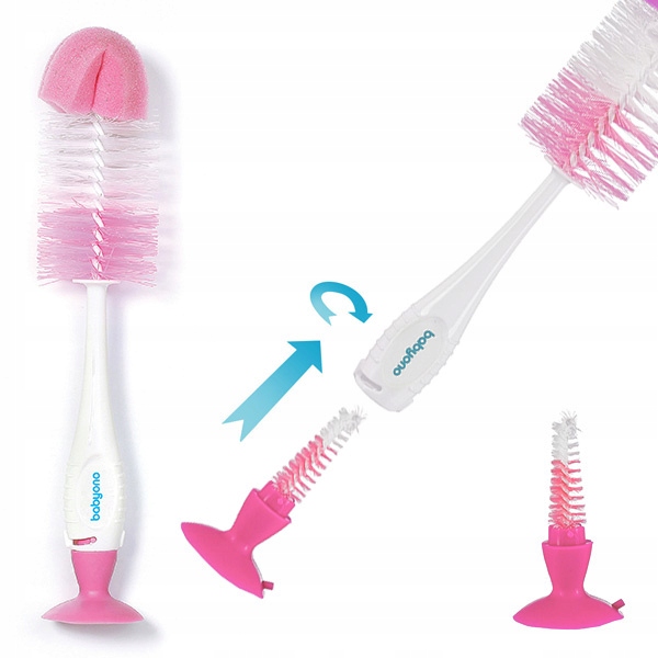 BabyOno SZCZOTKA Z PRZYSSAWKĄ do butelek smoczków EAN (GTIN) 5901435408988