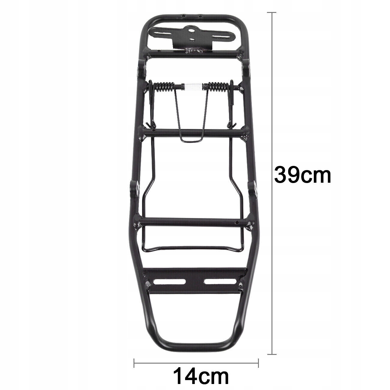 BAGAŻNIK ROWEROWY TOURING PASUJE DO ROWERÓW 24-29", Z BOCZNE RAMY OCHRONNE EAN (GTIN) 6951000634761