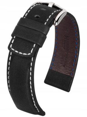 Pasek skórzany do zegarka Hirsch Mariner 22 mm