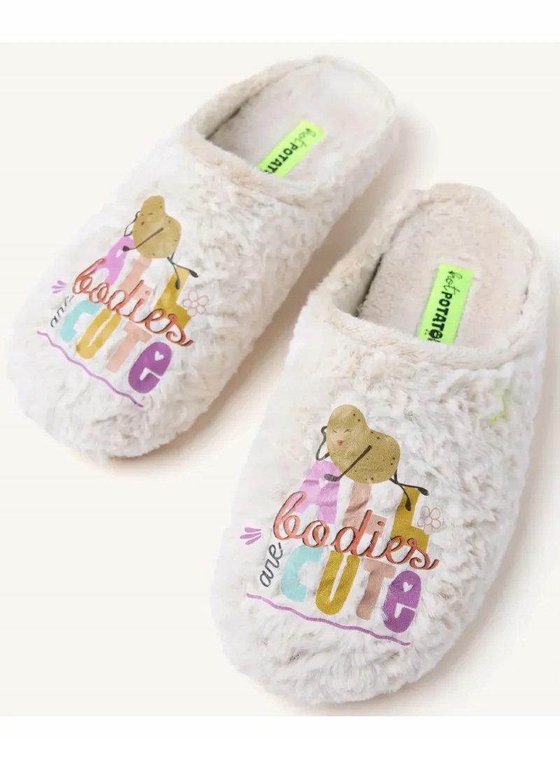 Pantofle s bramborem Hot Potatoes By Gioseppo 77021 White 41