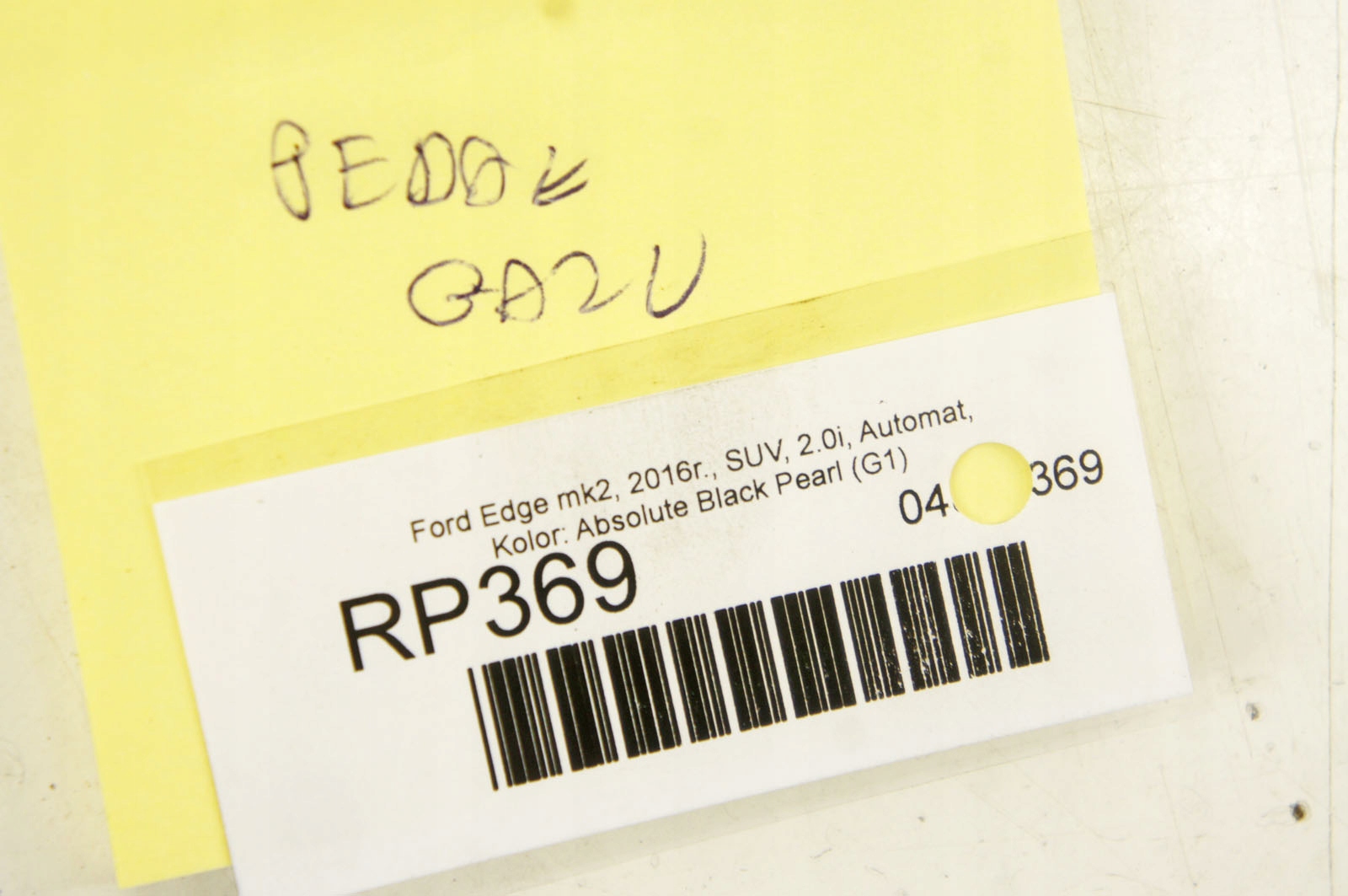 RP369 FORD Edge Mk2 педаль газа