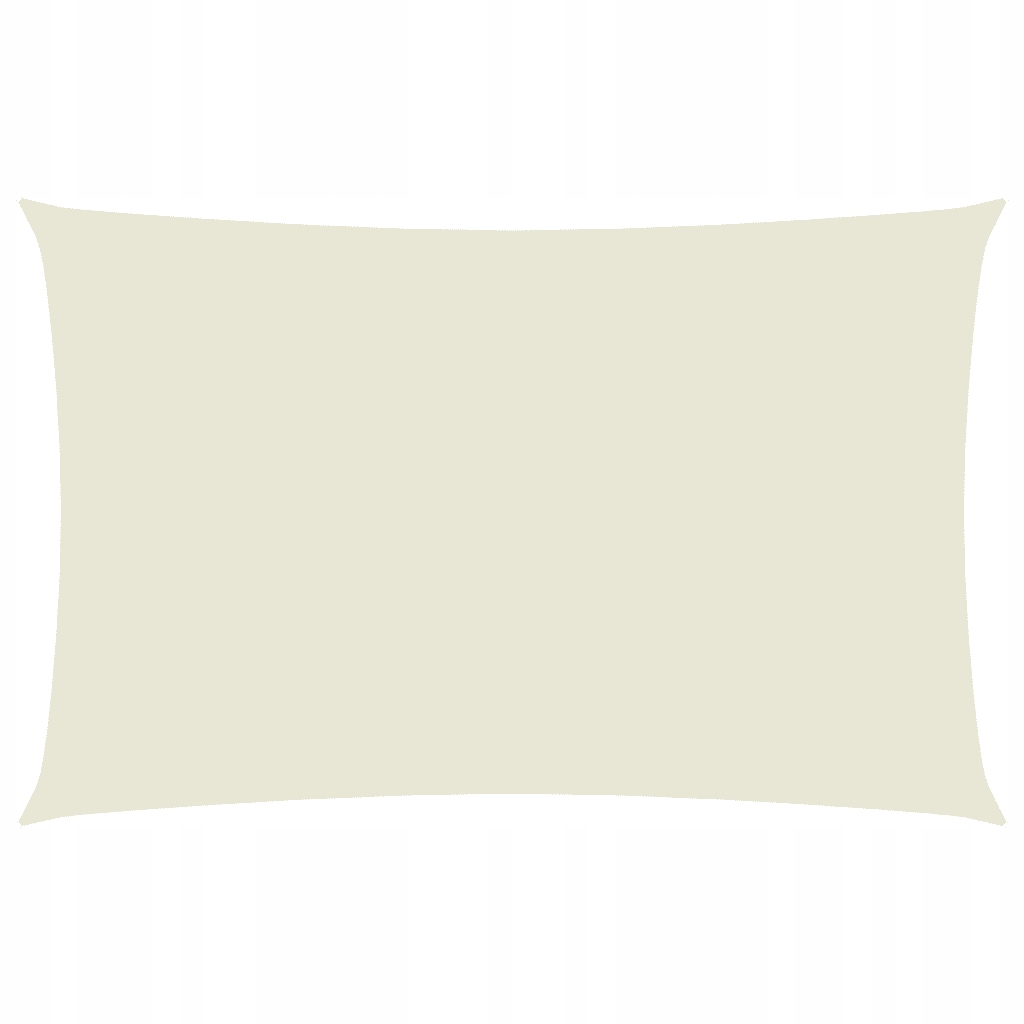 Sluneční a dešťová plachta Oxford Pu, krémová, 5x8 m, rovná