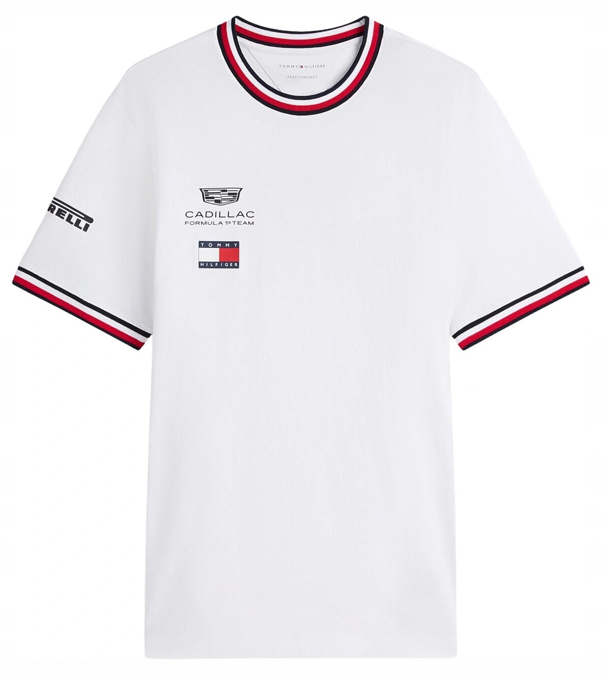 Tričko Cadillac F1 Tommy Hilfiger 2026 Team Bílá vel. M