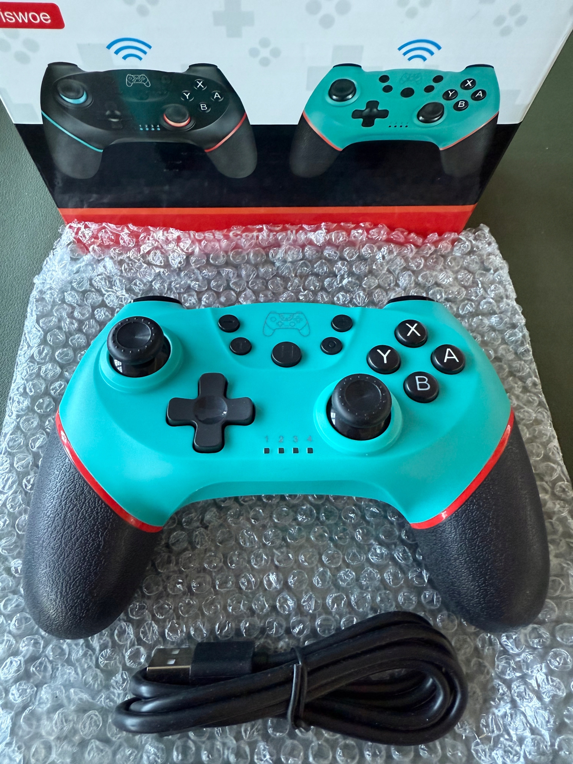 Pad bezprzewodowy do konsoli Nintendo Switch zielony
