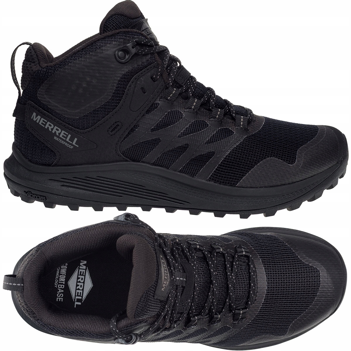 Merrell Nova 3 Tactical MID Waterproof Trailové taktické boty černé 41,5