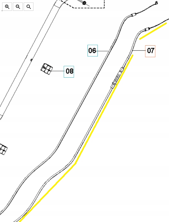 Lanko pohonu sekačky Husqvarna LC151S 153S Partner 598861601 Originál