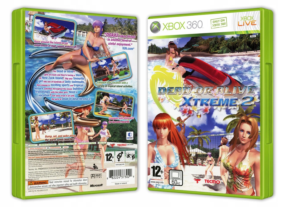 Dead or Alive: Xtreme 2 Xbox 360 pudełkowa