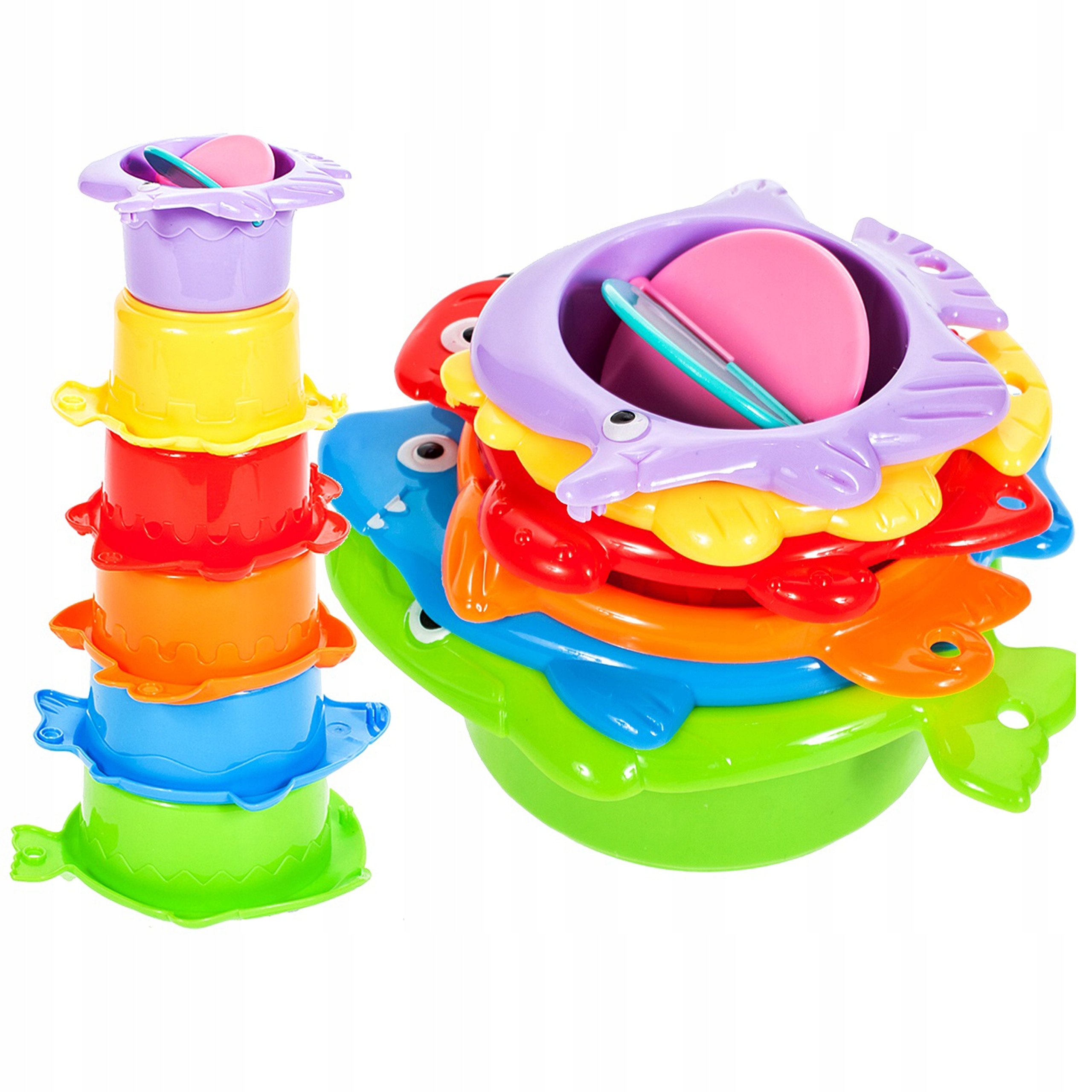 СТАКАНЧИКИ В ВАННУ 6 ПРЕССФОРМЫ ПИРАМИДА ПЕРЕКАЧИВАЮЩИЙ