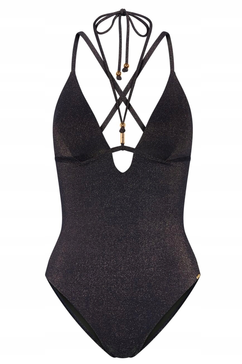 Jednodílný plavkový kostým Triumph Summer Sunset Op Černý/Brokát 38D