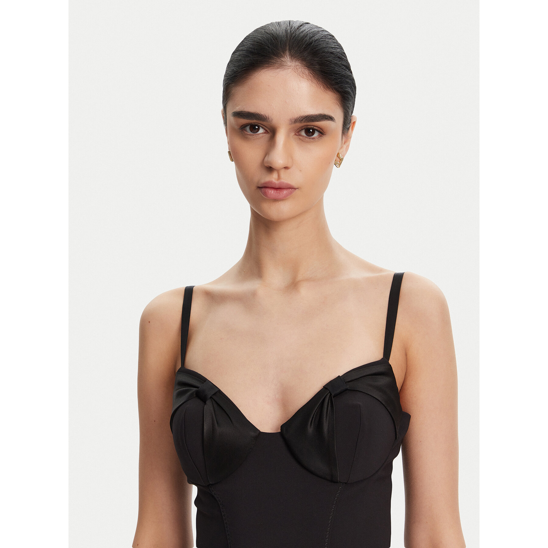 Elisabetta Franchi Damskie Sukienka koktajlowa Czarny