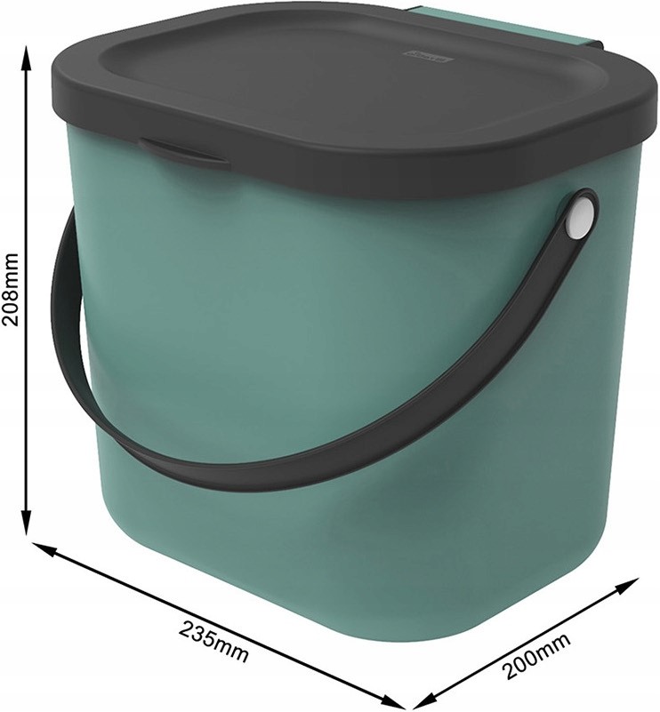 POJEMNIKI DO SEGREGACJI ROTHO 6 L 1 - KOMOROWY Rodzaj pojemniki do segregacji