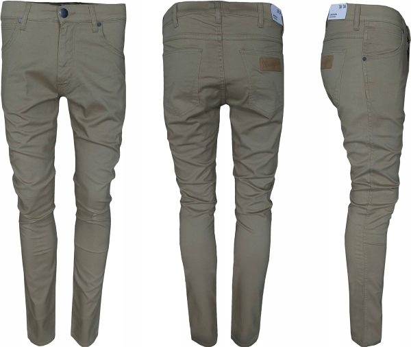 

Wrangler Larston Spodnie Bawełniane W38 L34