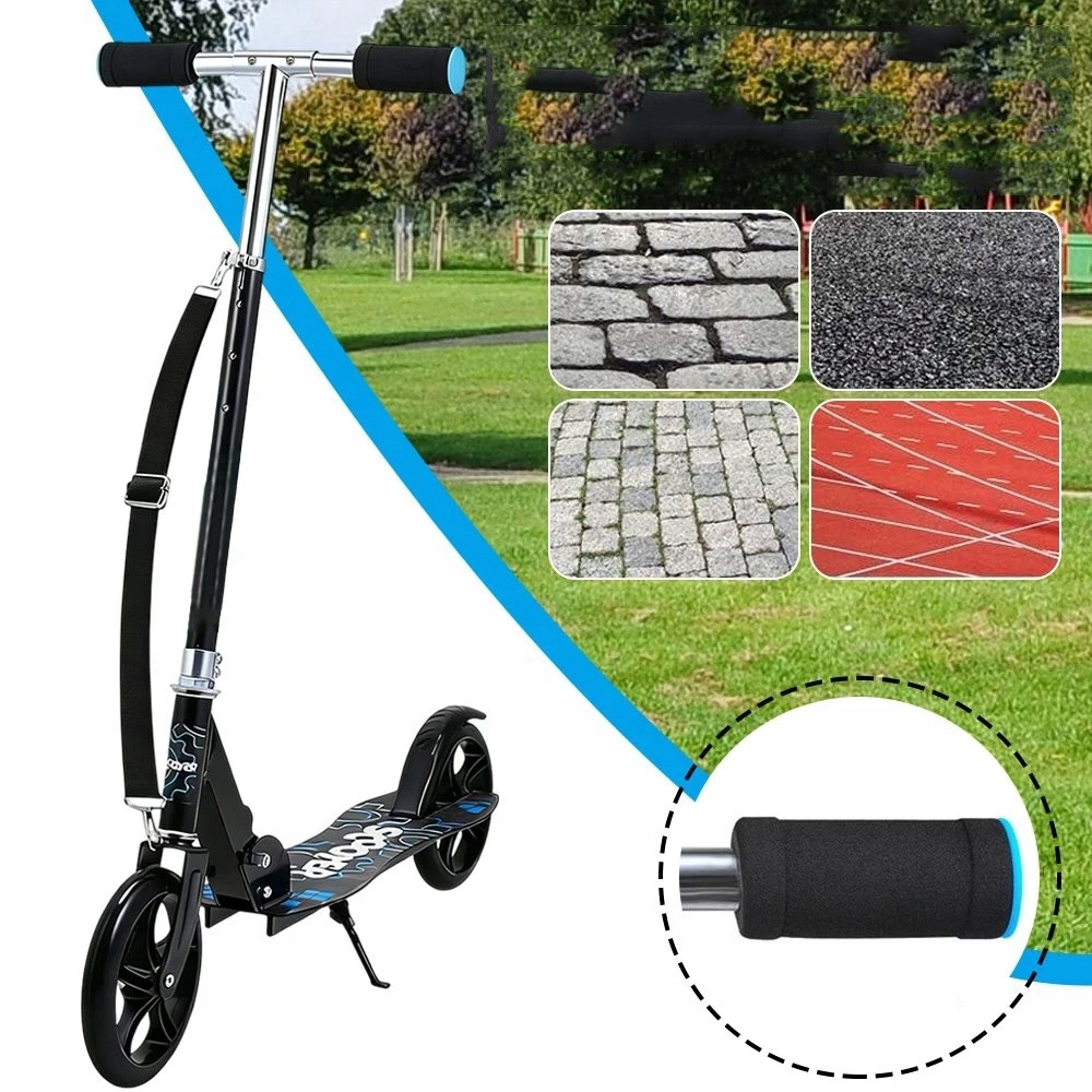 Hulajnoga Miejska Składana 200MM Regulowana Do 100KG Hulajnoga Dla Dzieci