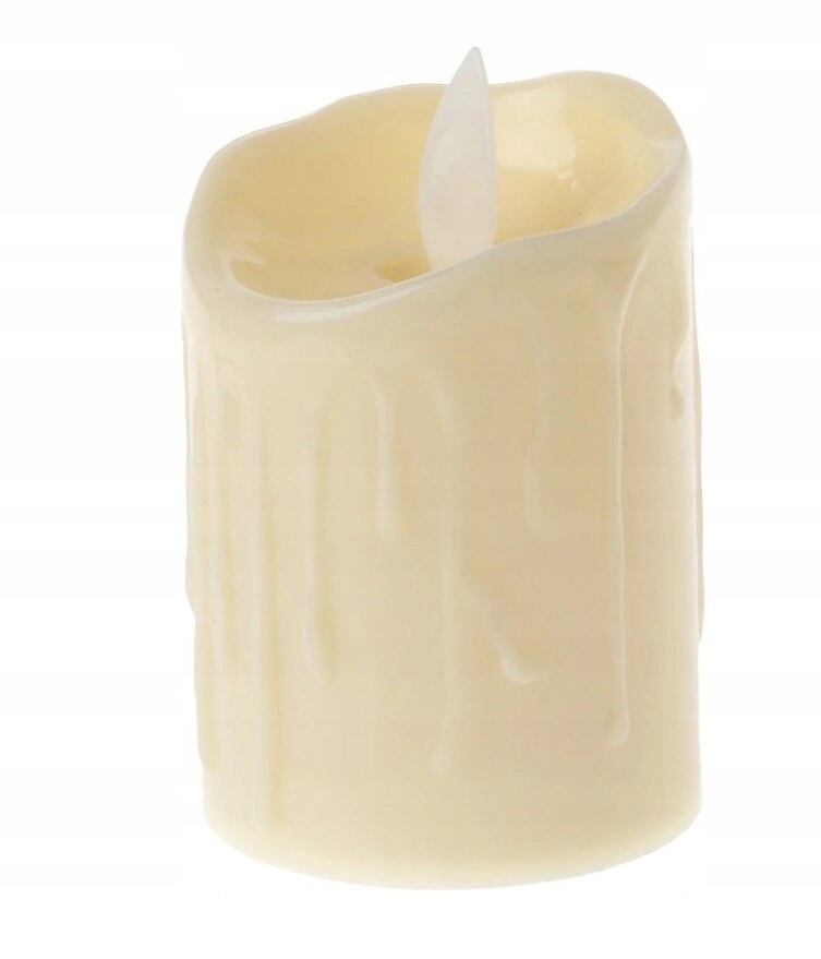 

Świeczka Led Znicz wosk wkład Ruchomy Płomień 12cm