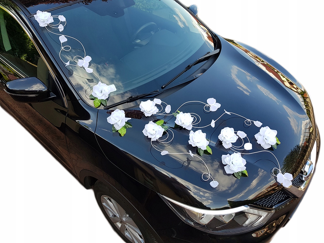 

Dekoracja samochodu ozdoby na auto do ślubu A36