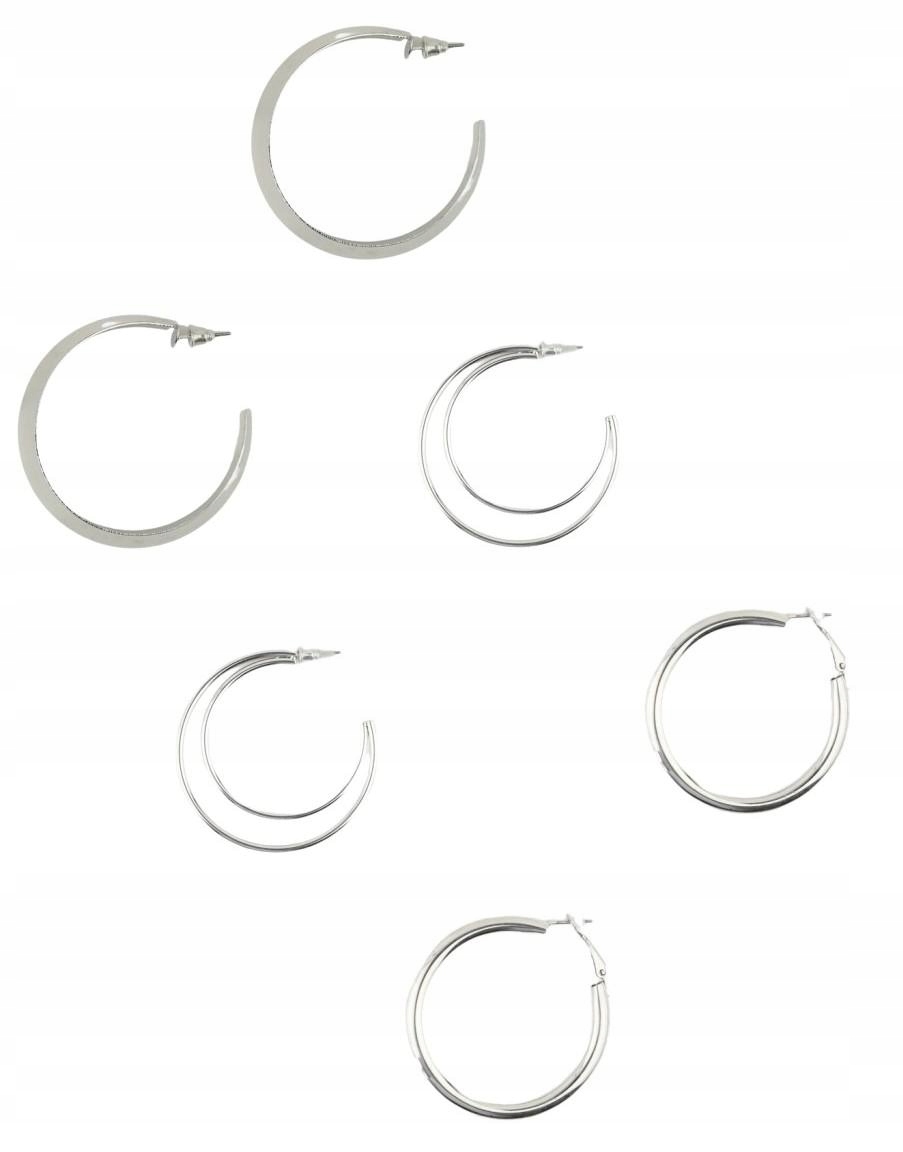 

H5C019 LEFTIES__ML4 Kolczyki Koła 3 Pack