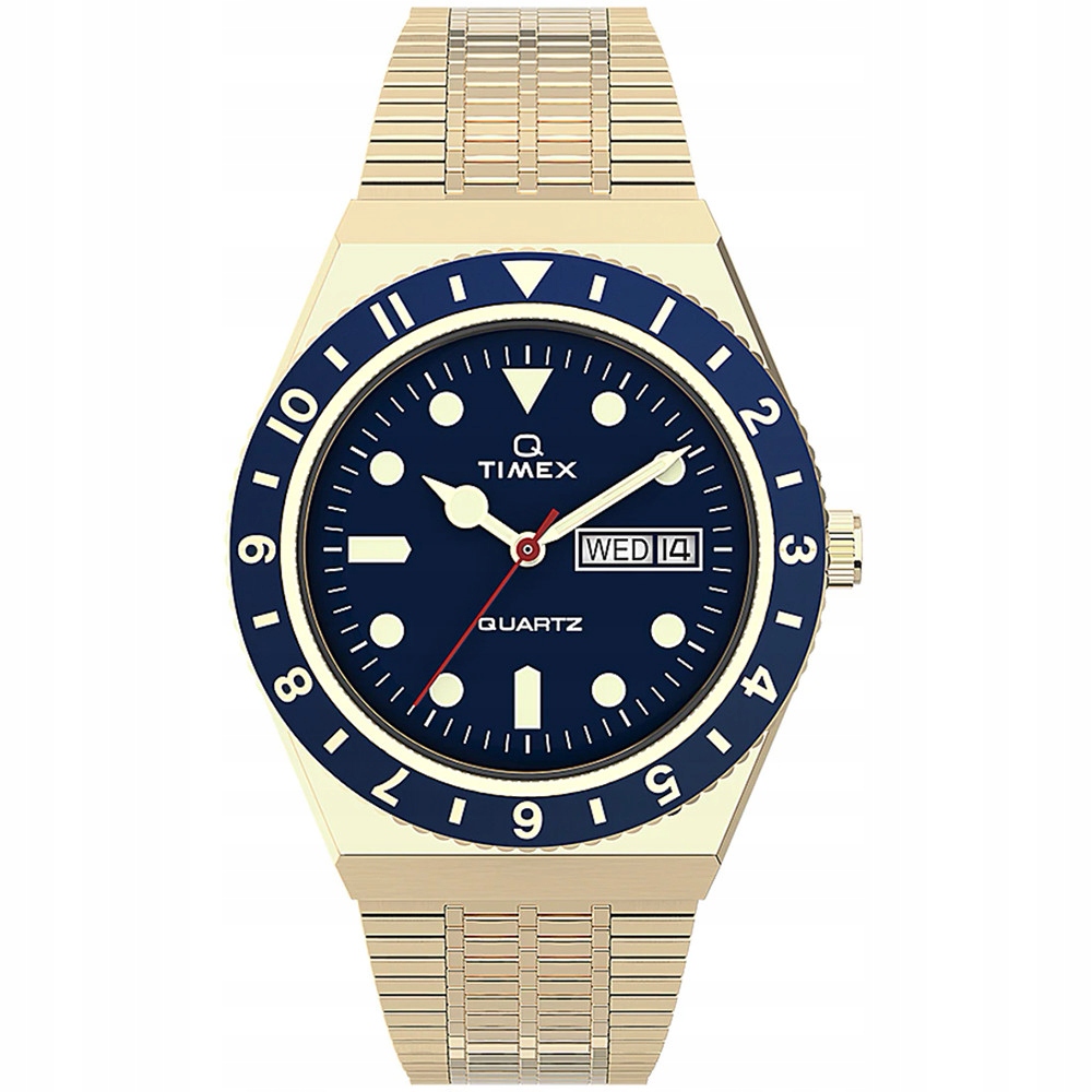 Pánské Hodinky Timex TW2U62000 zlatý náramek