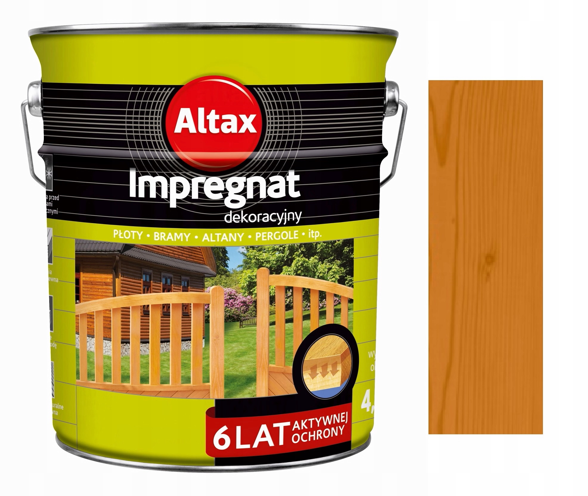 

Altax Impregnat Dekoracyjny Do Drewna Pinia 4.5L