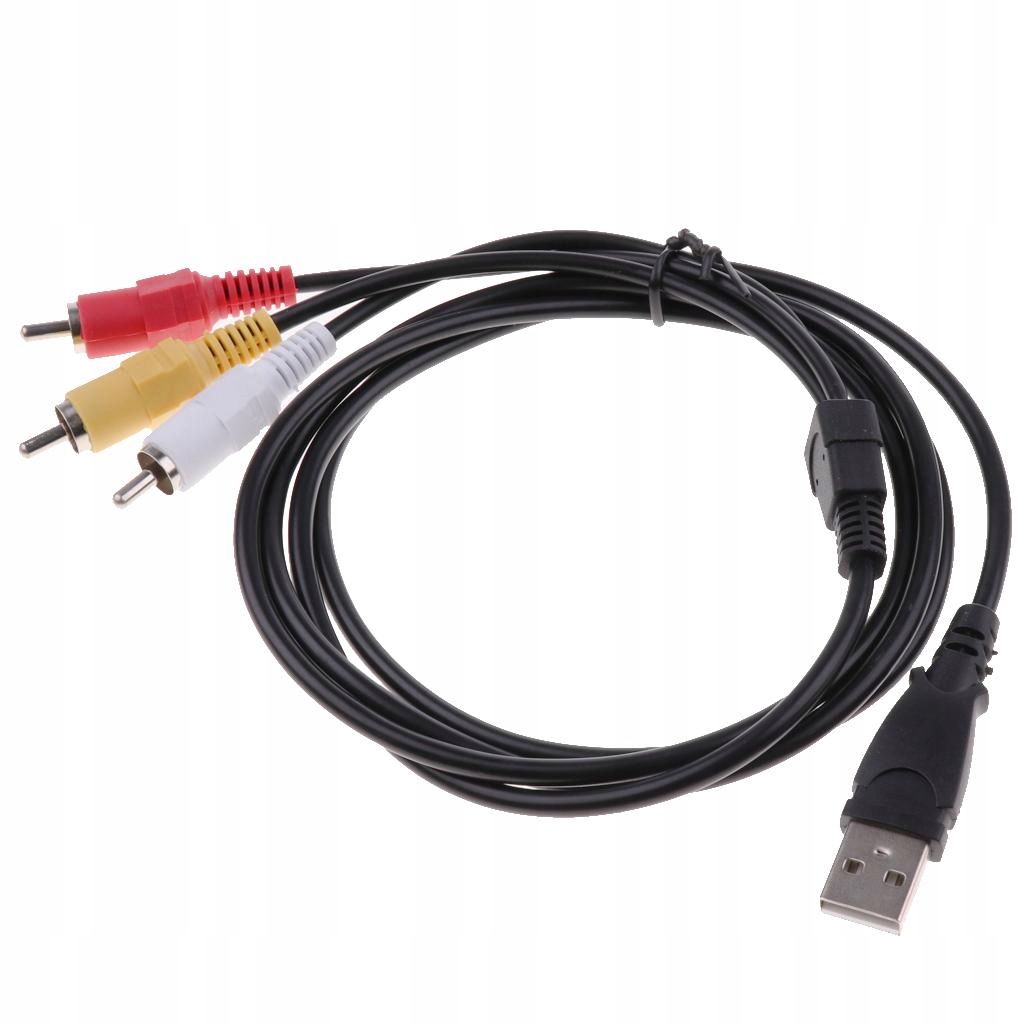 USB to RCA Cable1.5m USB Male to 3 RCA Male Jack Splitter AV Adapter Cable Marka bez marki