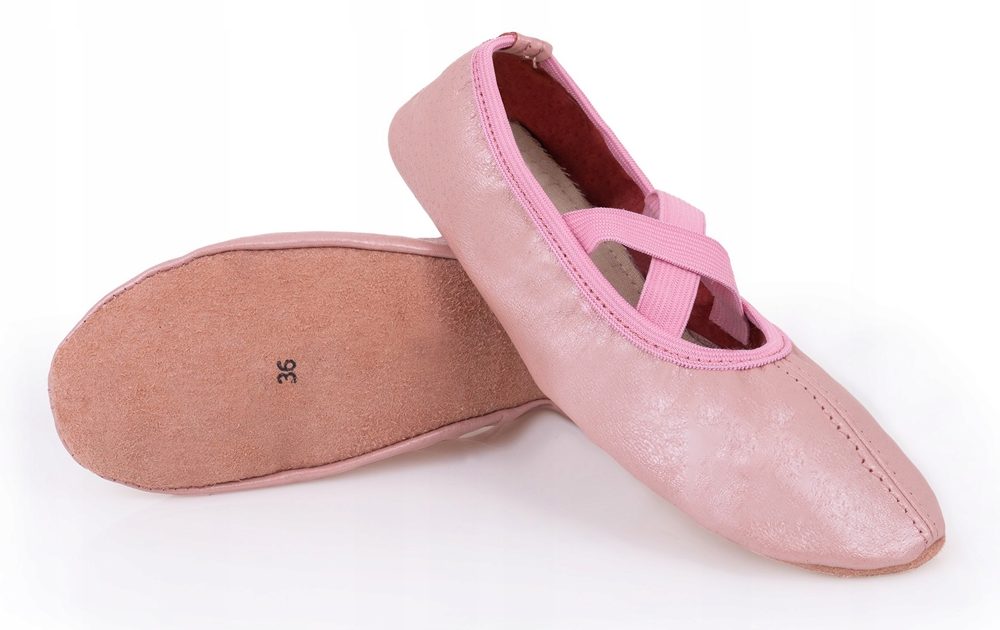 

Baletki Do Tańca Na Balet Rytmike Róż Skórzane