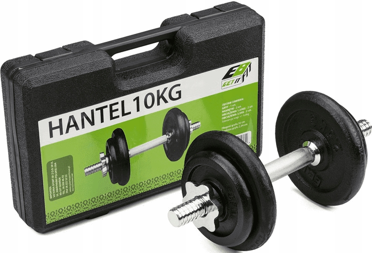 HANTLE 20KG 2X10KG 2 X HANTLA ZESTAW HANTLI EAN (GTIN) 5906067603947