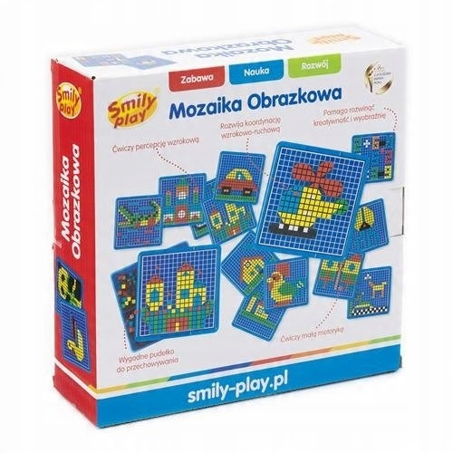 

Mozaika obrazkowa Układanka klocki Wpinanka 580 el