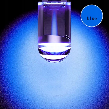 Żarówka samochodowa Led W5W T10 W5W Cob Smd blue/niebieska.