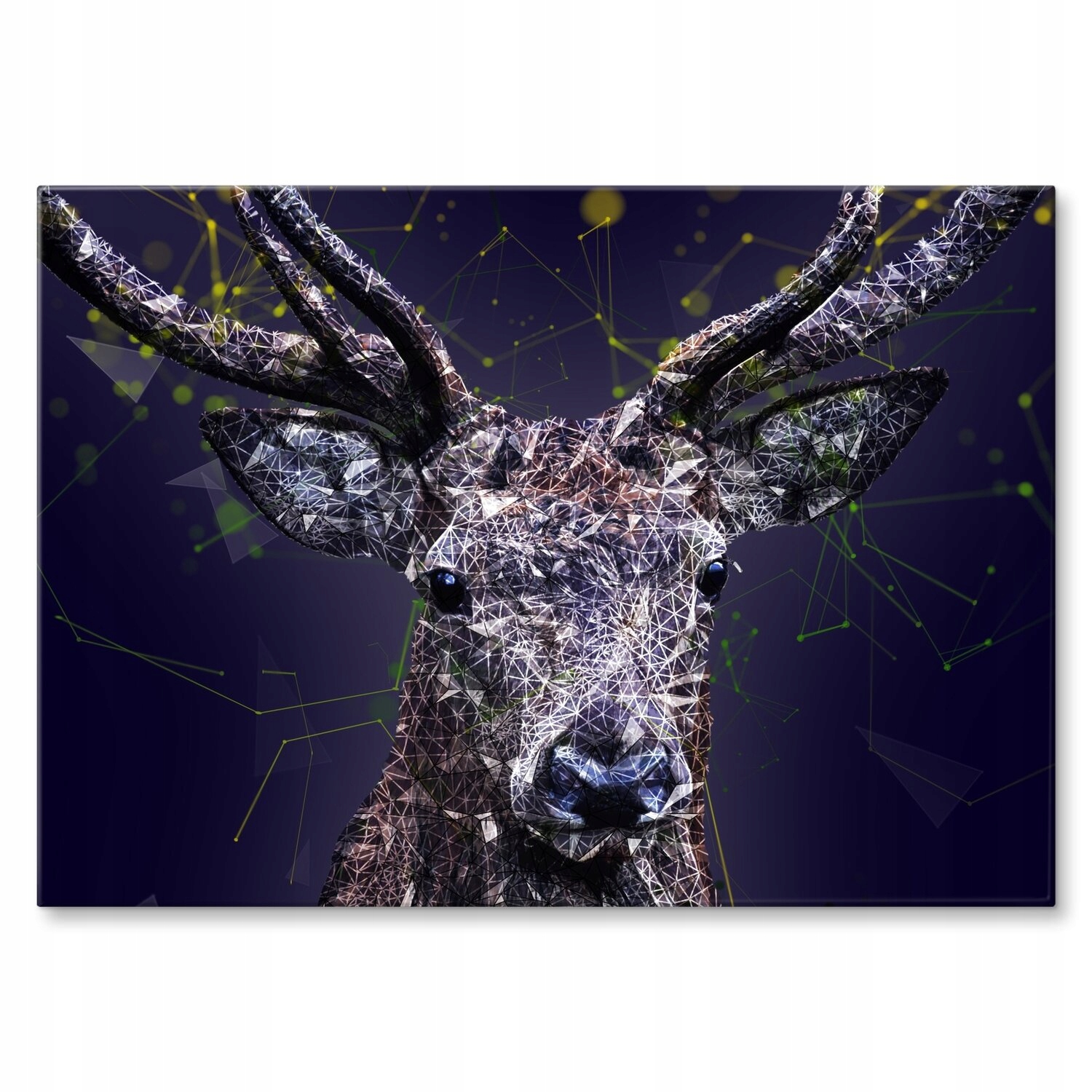 Kovový plakát deer graph Dárek 30 x 42 cm