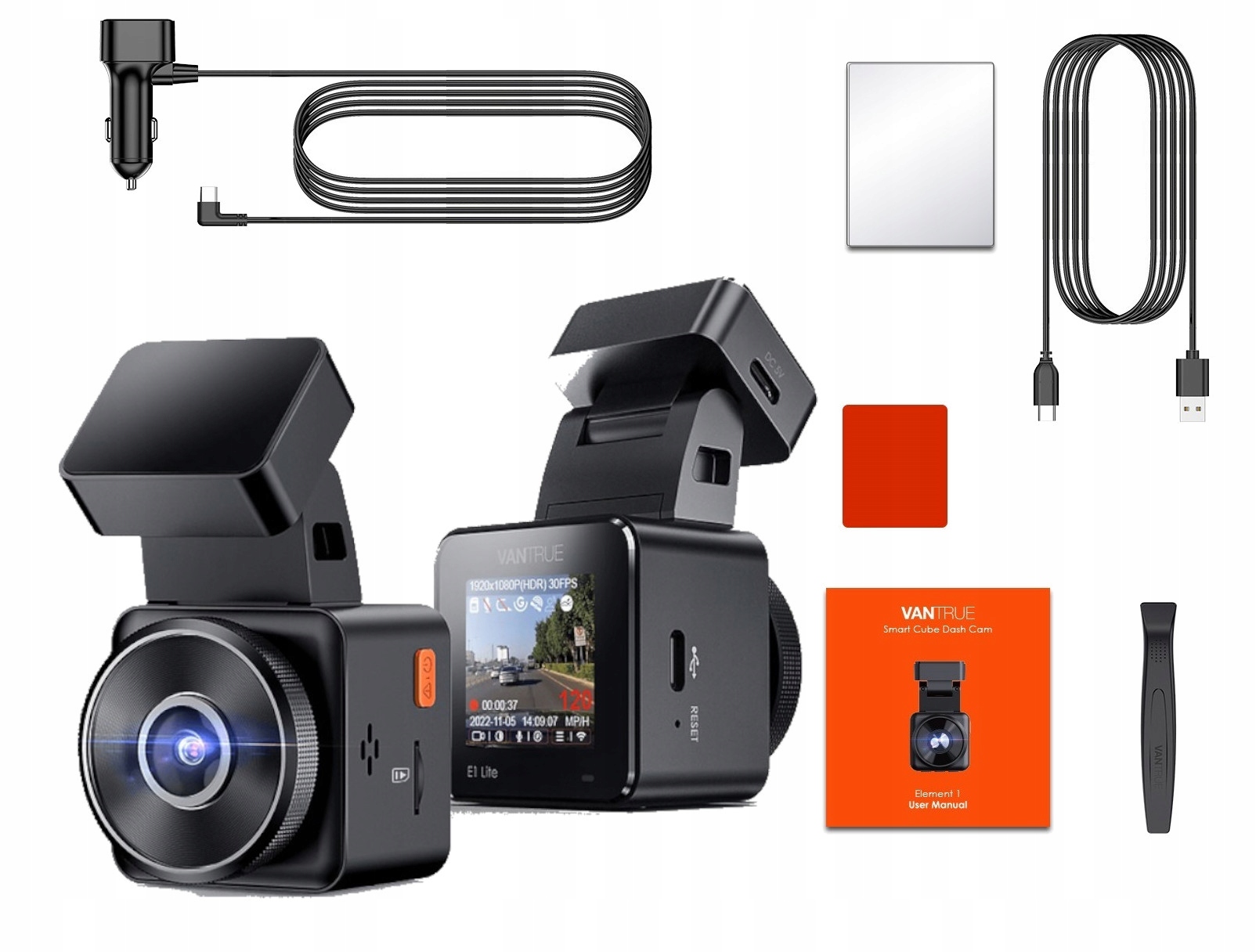 

Rejestrator Vantrue E1 Lite Hdr Wi-fi 1080P