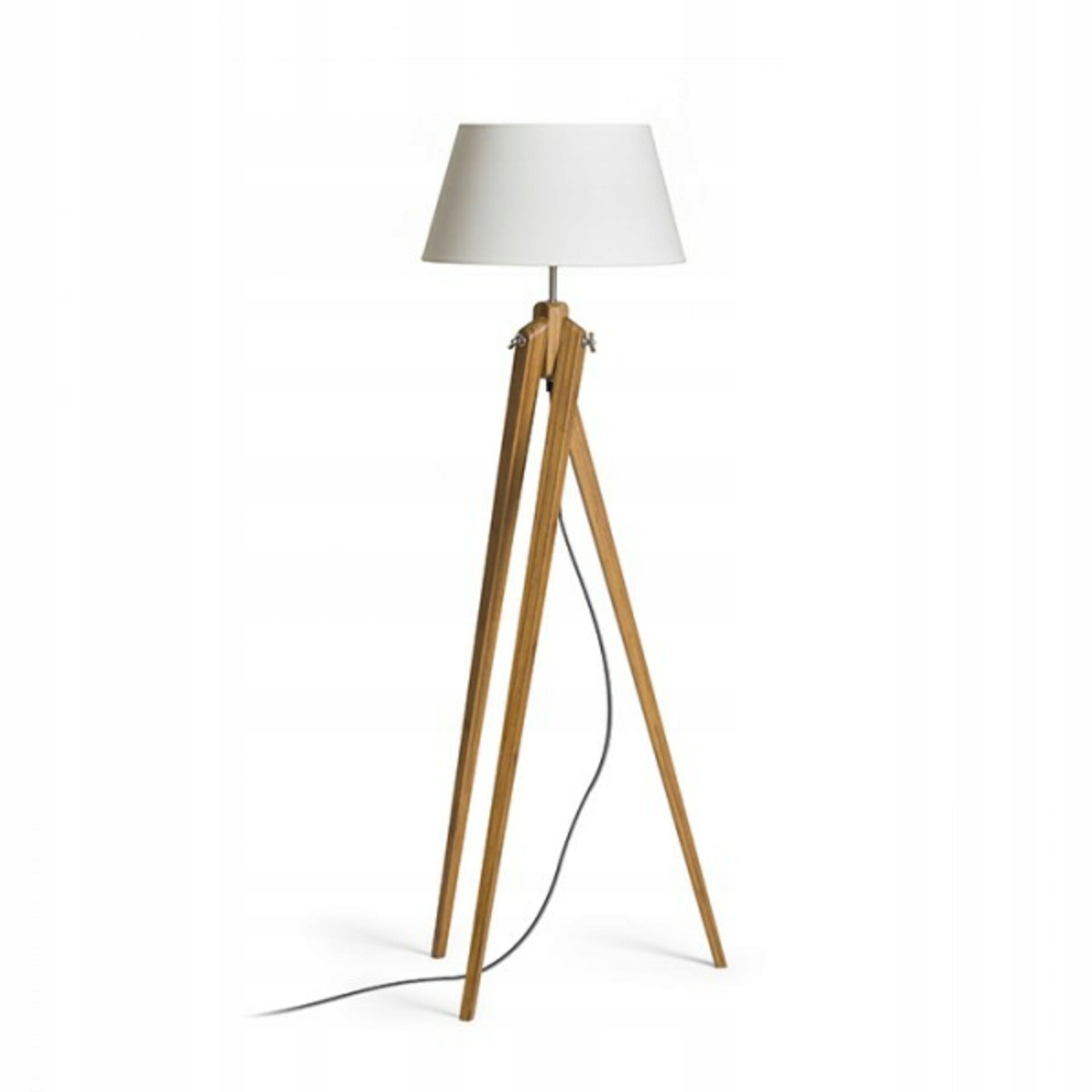 Stojanová lampa Rendl Ambitus 46 bambus/krémová E27 150 cm