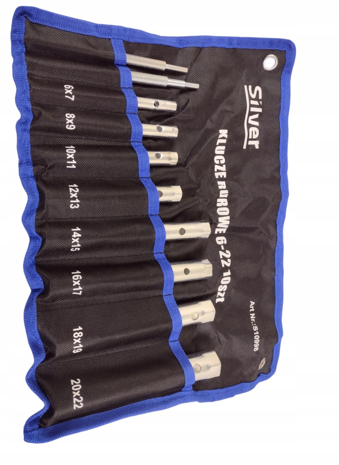 Zestaw Kluczy Rurowych Klucze Rurowe Dwustronne 6-22mm 6-kątne 10szt Etui