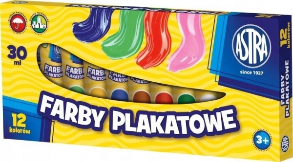 

Farby plakatowe w tubach, x 30ml (5941)