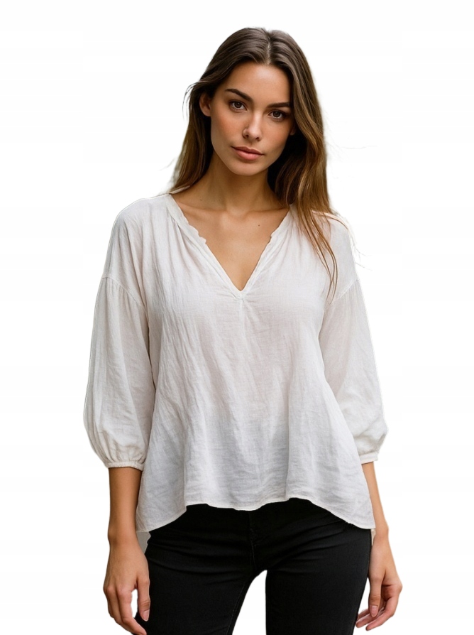 Italská prodyšná dámská mlhová mikina Oversize, bavlněná – na léto!