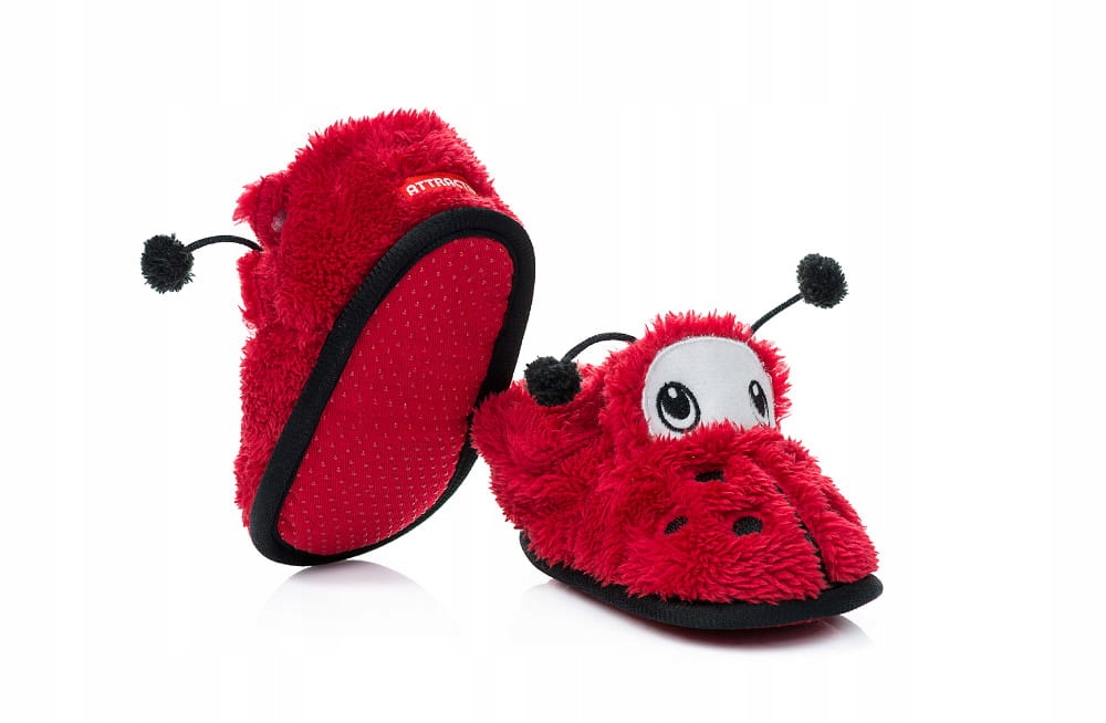 

Kapcie futrzak 104-110 antypoślizgi 25/26 czerwone