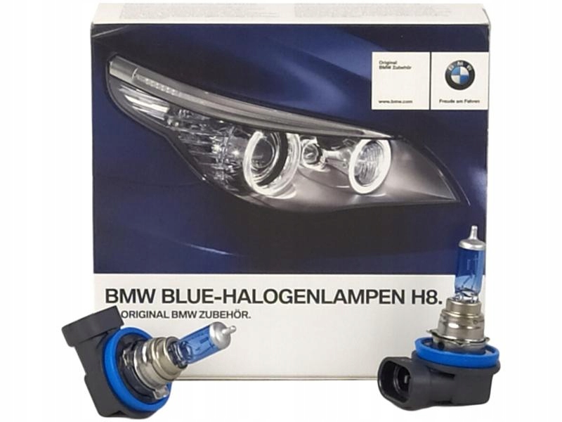 

Oe Bmw Blue Halogen Żarówki H8 12V 35W Duo