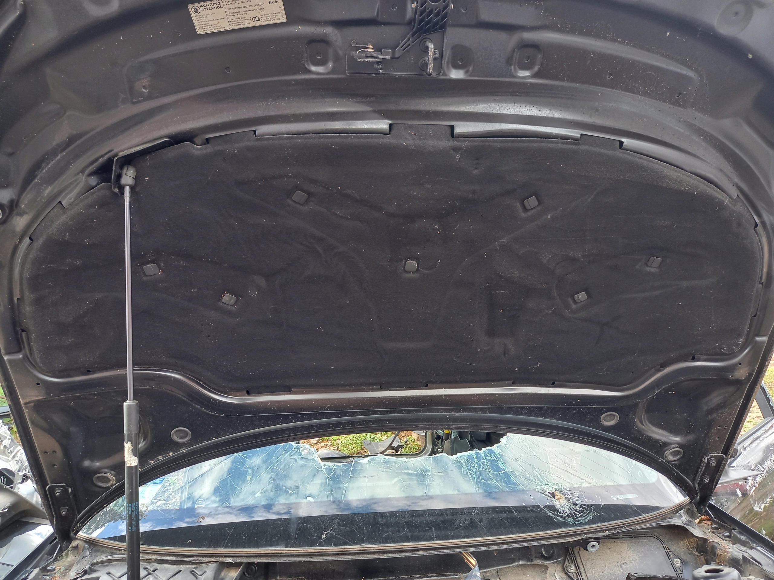 8P0863463 - Audi A3 8p 3D lift звукоизоляция капота софита