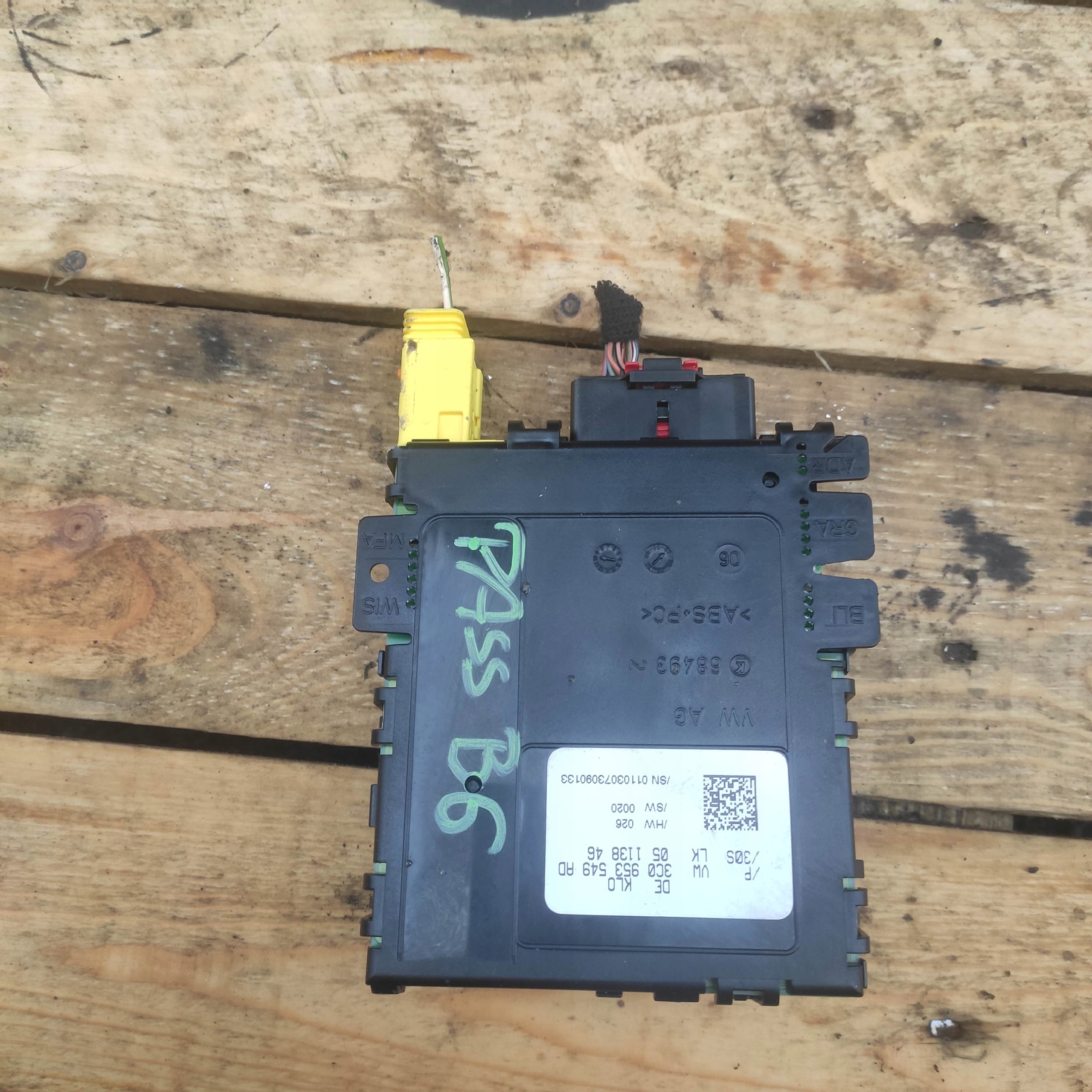 MODUŁ CZUJNIK KĄTA SKRĘTU VW PASSAT B6 3C0959549AD