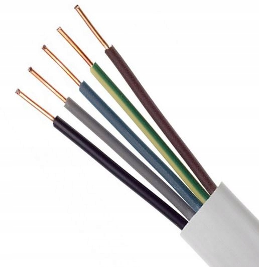 

Przewód elektryczny YDYp Elektrokabel 20m 5x2,5
