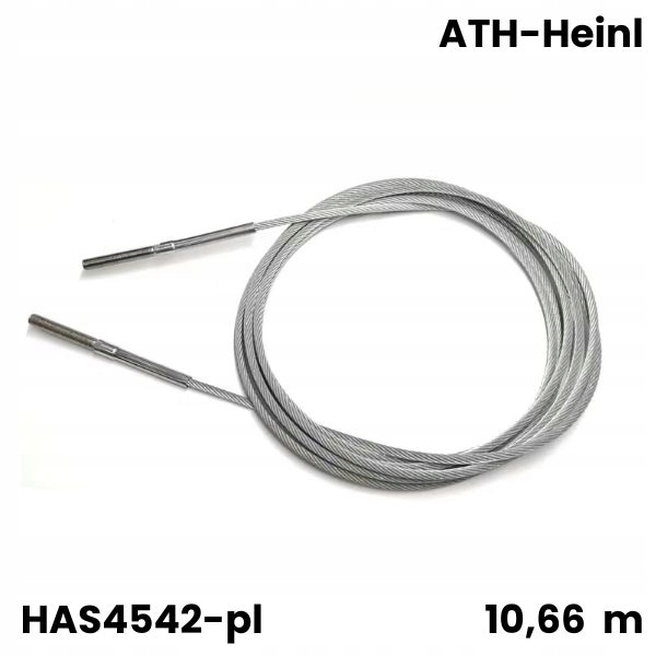 ATH-Heinl: Ocelové lano s dvousloupovým zvedákem o délce 10,66 m