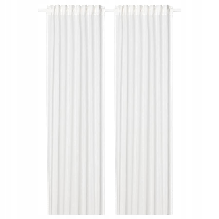 

Ikea Silverlonn Zasłona, 2 szt., biały 145x300 cm
