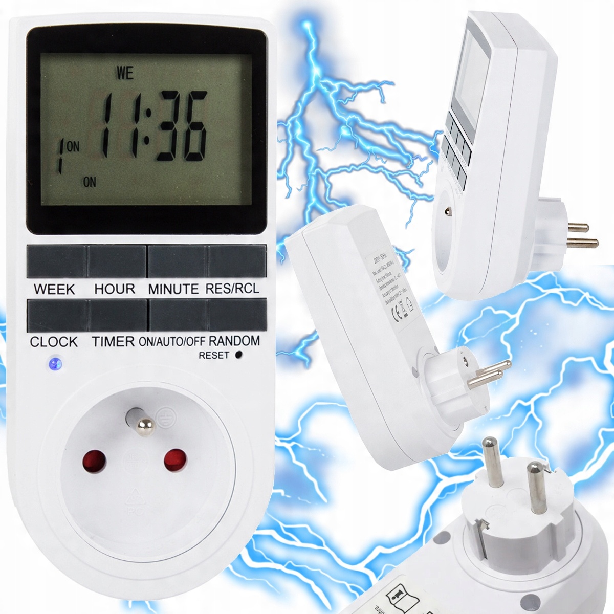 

Programator Czasowy Timer Włącznik Wyłącznik Prądu