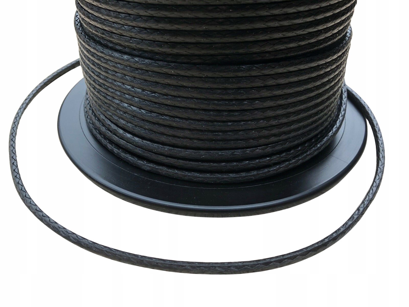 Lina 100% DYNEEMA UHMWPE OCEAN EX-300 3mm Fałowa / CZARNA 800kg Marka inna