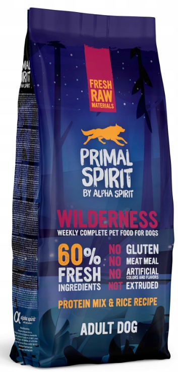 Primal Spirit 60% Wilderness 12kg by alpha spirit