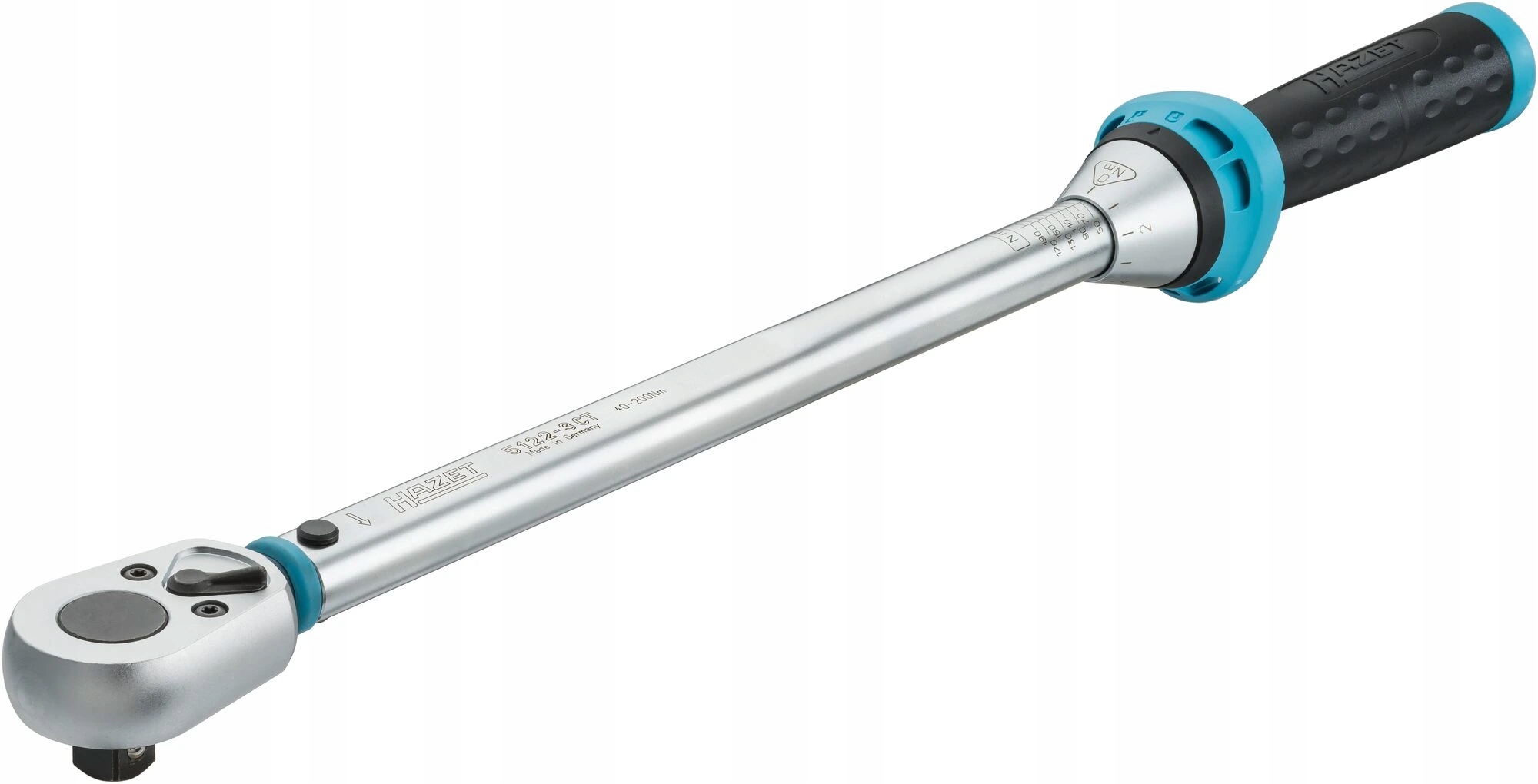 Hazet 5122-3CT, Momentový kľúč 5122-3CT Rozsah momentu 40-200 Nm,